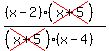 %28%28x-2%29%28cross%28x%2B5%29%29%29%2F%28%28cross%28x%2B5%29%29%28x-4%29%29