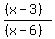 %28%28x-3%29%29%2F%28%28x-6%29%29