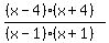 %28%28x-4%29%28x%2B4%29%29%2F%28%28x-1%29%28x%2B1%29%29