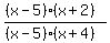%28%28x-5%29%28x%2B2%29%29%2F%28%28x-5%29%28x%2B4%29%29
