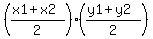%28%28x1%2Bx2%29%2F2%29%28%28y1%2By2%29%2F2%29