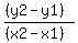 %28%28y2+-+y1%29%29%2F%28%28x2+-+x1%29%29