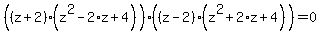 %28%28z%2B2%29%2A%28z%5E2-2%2Az%2B4%29%29%28%28z-2%29%2A%28z%5E2%2B2%2Az%2B4%29%29=0