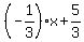 %28-1%2F3%29x%2B5%2F3