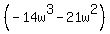 %28-14w%5E3-21w%5E2%29