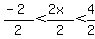 %28-2%29%2F2%3C%282x%29%2F2%3C4%2F2