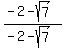 %28-2-sqrt%287%29%29%2F%28-2-sqrt%287%29%29