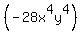 %28-28x%5E4y%5E4%29