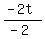 %28-2t%29%2F%28-2%29