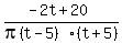 %28-2t%2B20%29%2Fpi%28t-5%29%28t%2B5%29