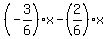 %28-3%2F6%29x-%282%2F6%29x