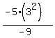 %28-5%283%5E2%29%29%2F%28-9%29
