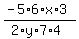 %28-5%2A6%2Ax%2A3%29%2F%282%2Ay%2A7%2A4%29