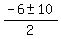 %28-6+%2B-+10%29%2F2