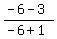 %28-6-3%29%2F%28-6%2B1%29