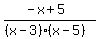 %28-x%2B5%29%2F%28%28x-3%29%28x-5%29%29