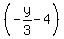 %28-y%2F3-4%29