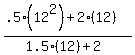 %28.5%2812%5E2%29+%2B+2%2812%29%29%2F%281.5%2812%29+%2B+2%29