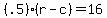 %28.5%29%28r-c%29=16