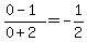 %280-1%29%2F%280%2B2%29+=-1%2F2