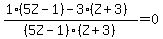 %281%285Z-1%29+-+3+%28Z%2B3%29%29+%2F%285Z-1%29%28Z%2B3%29+=+0