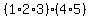 %281%2A2%2A3%29%2A%284%2A5%29