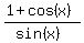 %281%2Bcos%28x%29%29%2F%28sin%28x%29%29