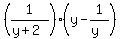 %281%2F%28y%2B2%29%29%28y+-+1%2F%28y%29%29