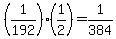 %281%2F192%29%2A%281%2F2%29=1%2F384