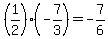%281%2F2%29%28-7%2F3%29=-7%2F6
