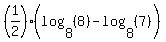 %281%2F2%29%28log%288%2C%288%29%29-log%288%2C%287%29%29%29