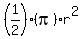 %281%2F2%29%28pi%29r%5E2