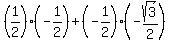 %281%2F2%29%2A%28-1%2F2%29%2B%28-1%2F2%29%2A%28-sqrt%283%29%2F2%29