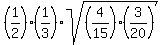 %281%2F2%29%2A%281%2F3%29sqrt%28%284%2F15%29%2A%283%2F20%29%29%29