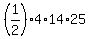 %281%2F2%29%2A4%2A14%2A25