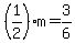 %281%2F2%29%2Am+=+3%2F6
