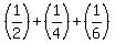 %281%2F2%29+%2B+%281%2F4%29+%2B+%281%2F6%29