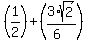 %281%2F2%29+%2B+%283%2Asqrt%282%29%2F%286%29%29