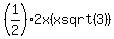 %281%2F2%292x%28x+sqrt%283%29%29