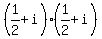 %281%2F2+%2B+i%29%2A%281%2F2+%2B+i%29