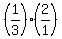 %281%2F3%29%282%2F1%29