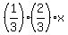 %281%2F3%29%2A%282%2F3%29%2Ax