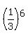 %281%2F3%29%5E6