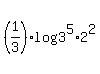 %281%2F3%29+%2A+log+%283%5E5%2A2%5E2%29+