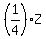 (1/4)Z