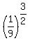 %281%2F9%29%5E%283%2F2%29