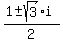 %281+%2B-+sqrt%283%29i%29%2F2