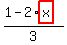 %281-2%2Ahighlight_red%28+x+%29%29%2F3