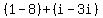 %281-8%29%2B%28i-3i%29