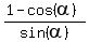 %281-cos%28alpha%29%29%2Fsin%28alpha%29
